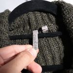 Caslon Y2K  Olive Green Chunky Knit Sweater Forest Fairy Boho Earthy Cotton Bld S Photo 2