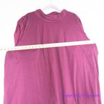 Eloquii New!   Maroon Dress‎ puff sleeve flounce hem size 28 Photo 6