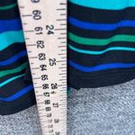 Y2K Tunic Blouse XL Abstract Kaleidoscope Artsy Eclectic Art To Wear Stretch Black Photo 8