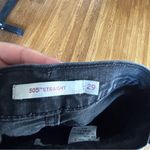 Levi's Black Straight Leg Jeans with Classic Style/ 505 jeans Photo 4