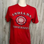Vintage Indiana University Women's Red Graphic T Photo 0