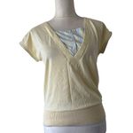 Vintage Tail Womens Yellow V Photo 4