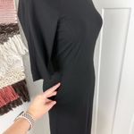 LK Bennett Liya Jersey Dress Black Sz 8 Photo 5