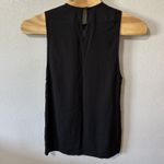 Cleobella Laurie Shift Short Mini Dress Size Small Black Embroidered Crochet Photo 3