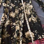 Denim & Supply  black floral wrap dress EUC Photo 8