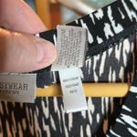 Chico's Easywear by Chico’s Black White Abstract a-line dress Size 0 Small Photo 2