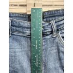 Judy Blue Light Wash Mid Rise Jean Shorts Raw Hem Size 1XL Distressed Photo 1