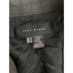 ZARA Woman wool blend blazer jacket brown gold woman’s size 4 Photo 2