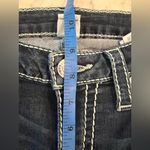 True Religion Women’s Skinny Denim Jeans Flap Big T Distressed Stretch 28 EUC Photo 4