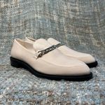 Vagabond  Shoemakers Frances Leather Buckled Chain Loafer in Off-White Photo 5