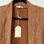 JODIFL  size small short sleeve ribbed duster long cardigan pockets split sides Photo 3