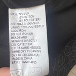 Seduce Black Beadwork Embellished Silk Mini Sheath Dress Size 8 Photo 10