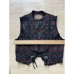 Woolrich VTG 90s  Vest Wool Blend  Southwestern Blanket Aztec Pattern Med USA‎ L Photo 2