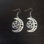 Boutique Cutout Moon Cycle Earrings Photo 2