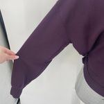 Athleta Yoga Tie Back Sweatshirt Agate Purple Size Medium Photo 7
