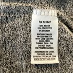 Spirit Jersey  Sweatshirt Pineapple Hawaii Hi-Lo Long Sleeve V-Neck Gray Large Photo 3