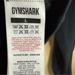 Gymshark  Long Sleeve Black‎ Cropped Sweatshirt Size Large Activewear Streetwear Photo 3