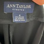 00s ANN TAYLOR Vintage Black High Waist Bootcut Dress Pants Size 4 Photo 4