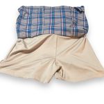 Lady Hagen Women’s Plaid Golf Skirt Skort Button Detail Purple Tan Size 8 Photo 6