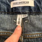 Good American NEW  Good Boy Double Slit Jeans in Blue404 Photo 10