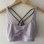 Aerie Lilac Purple Strappy Back Sports Bra Photo 0