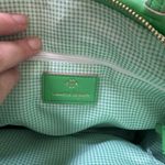 Nanette Lepore  Camille triple section tote with handle scarf green Photo 3