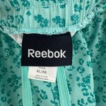 Reebok  Blue Green Floral Elastic Drawstring Waist Activewear Short Women's XL Photo 4