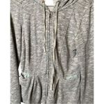 Anthropologie  Saturdau Sunday Peplum Grey Knit Zip Up Sweatshirt from Size Med Photo 6