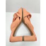 Caslon  Sandals Size 7 Coral Suede Leather Crisscross Open Toe Block Heel Slip On Photo 8
