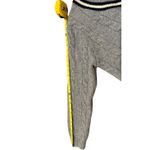 Brandy Melville  Sweater Womens Large Gray Navy White Cable Knit Wool Pullover Photo 6