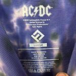 AC/DC Money Talk$ Spell-out Razors Edge Hard Rock Tie Dye Tee Large Photo 3