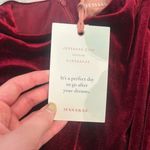 Jessakae NWT red velvet long sleeve bodycon mini dress size 2XL P13 Photo 6