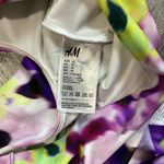 H&M  High Leg Floral Bandeau Swimsuit Size Medium NWOT Photo 7