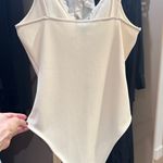 Topshop  Cream Lace Detail Bodysuit Photo 5