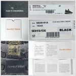 See By Chloe Brett Knitted Low Top Sneakers Black Green 37 NEW Photo 15