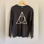 Harry Potter  Deathly Hollows Crewneck Sweater Size Medium Photo 1
