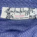 Free People Intimately Ribbed Dani Swing Tank Top in Dusty Iris Blue S Photo 3