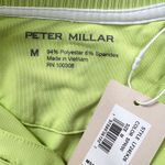 Peter Millar  Women's Golf Performance Polo Shirt Lime Green Short Sleeve Medium Photo 3