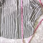 Anthropologie Sanctuary Striped Tomboy Button Down Shirt Medium Photo 4