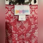LuLaRoe Shirley Red White Floral Kimono Photo 7