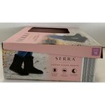 Serra  boots Black 10 New NWB Suede Leather Upper Faux Fur Lining Comfortable Photo 4