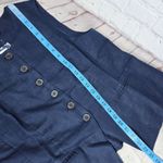 J.Crew  Cutaway vest top in linen Navy‎ CI544 14 NWT Career Sleeveless Photo 7