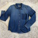 7 For All Mankind  denim casual long sleeve shirt M Photo 7