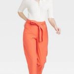 A New Day Women's High-Rise Tapered Ankle Tie-Front Pants -  2 NWOT Photo 4