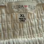 Ultra Flirt  Cream Tiered Dress Photo 1