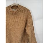 Petal + Pup Pullover Mock Neck Sweater Women S/M Golden Tan Granolagirl Boho Size M Photo 5