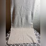 Cable & Gauge Maxi Sweater dress Ivory Oatmeal LG Photo 3