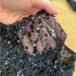 Pretty Little Thing - Sheer Sequin Mesh Cut Out Maxi Dress in Black Photo 2