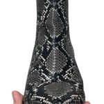 Madden Girl “Dafni” Women’s Size 8M Black Snake Print Ankle Boots Booties Photo 8