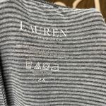 Ralph Lauren Lauren  2X Women's Gray Striped Wide-Leg Lounge Pants Comfy Relaxed Photo 4